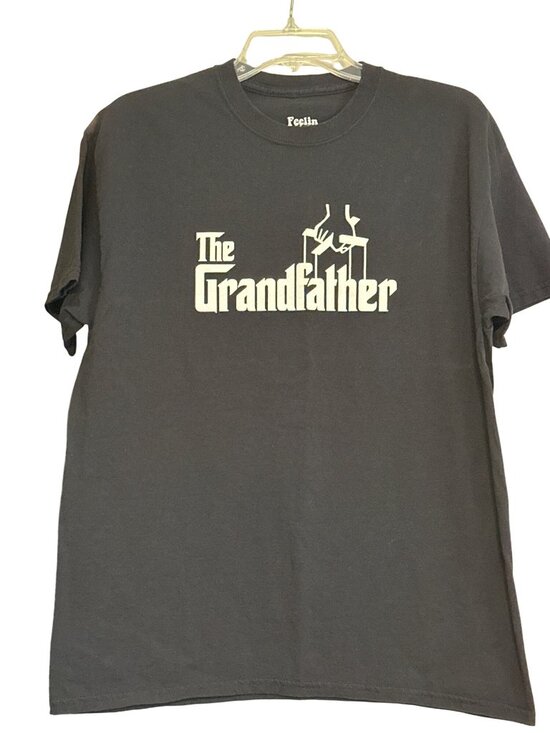 Feelin Good Tees Other - The Grandfather Graphic T-Shirt Feelin Good Tees L Black Cotton Crewneck USA